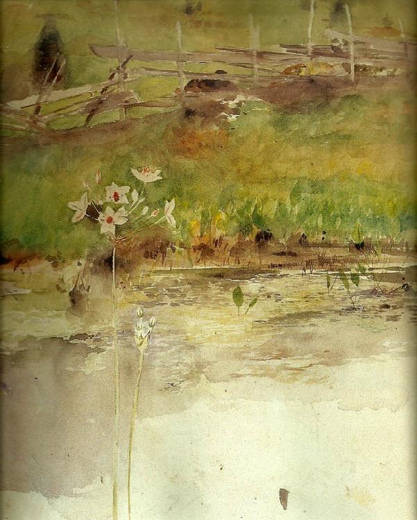 bruno liljefors blomvass oil painting picture